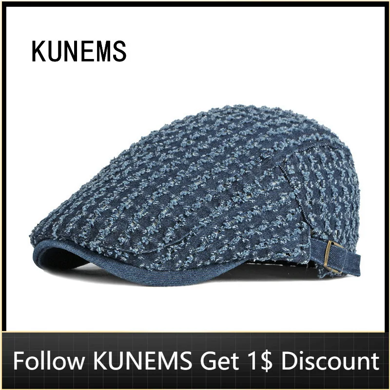 KUNEMS Fashion Cotton Newsboy Hat Casual Beret Adjustable Hat for Man Flat Cap Bonnet Forward Cap Unisex Gorras Hombre
KUNEMS Fashion Cotton Newsboy Hat Casual Beret Adjustable Hat for Man Flat Cap Bonnet Forward Cap Unisex Gorras Hombre