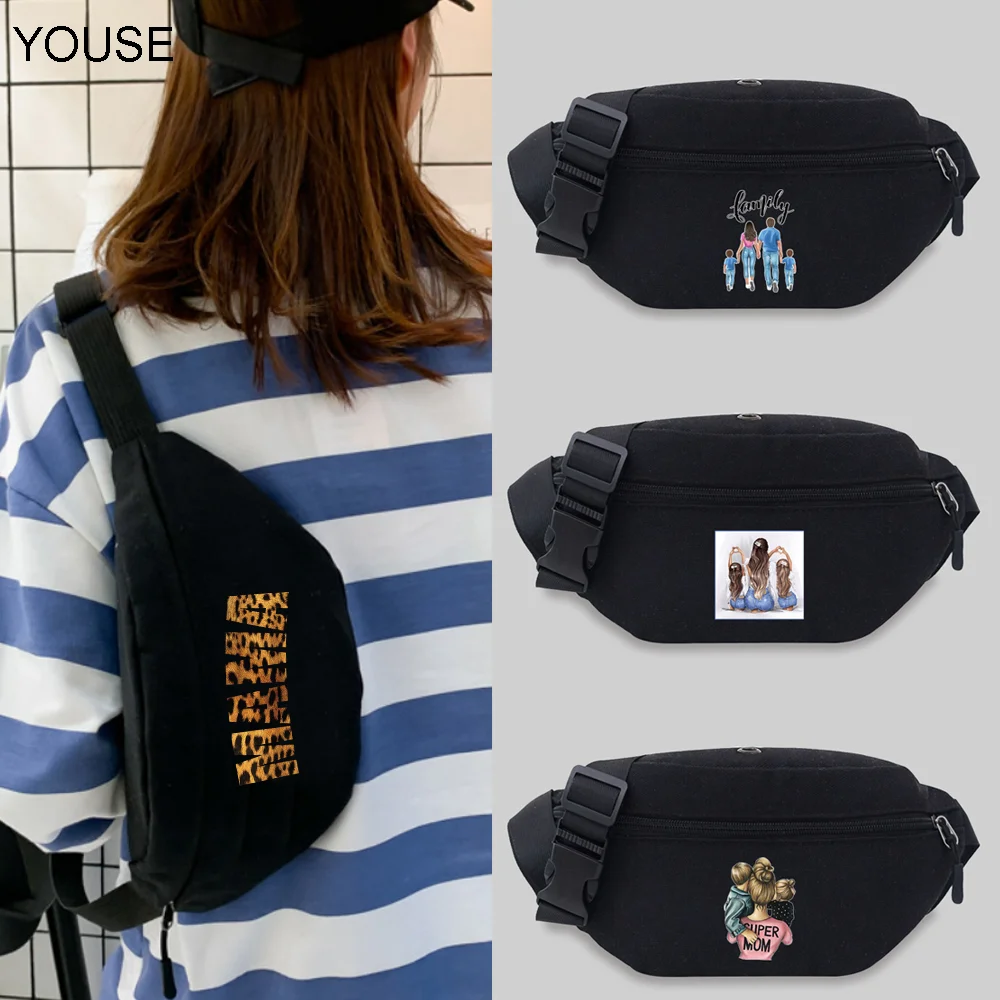 YOUSEPopular Student Bum Bag Mom Pattern Messenger Waist Bag Chest Bag Leisure Sports Canvas Fanny Pack Convenient Capacity
YOUSEPopular Student Bum Bag Mom Pattern Messenger Waist Bag Chest Bag Leisure Sports Canvas Fanny Pack Convenient Capacity