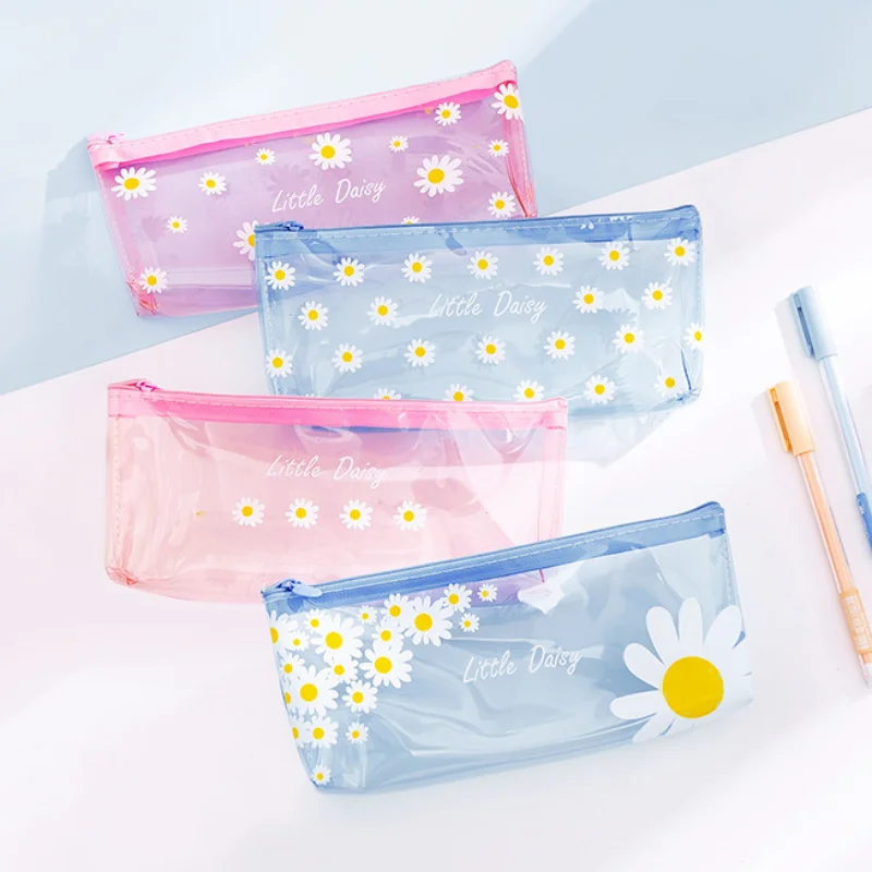 Flower Pen Bag Kawaii Pencil Bags Cartoon Transparent PVC School Kawaii Stationery Holder Pencil Box Student School Supplies
Flower Pen Bag Kawaii Pencil Bags Cartoon Transparent PVC School Kawaii Stationery Holder Pencil Box Student School Supplies
