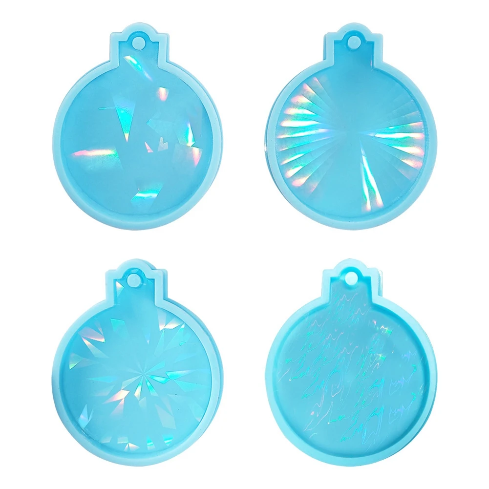 4Pcs Holographic Silicone Mould Christmas Keychain Resin DIY Epoxy Resin Craft Handmade Jewelry Making Pendant Mould
4Pcs Holographic Silicone Mould Christmas Keychain Resin DIY Epoxy Resin Craft Handmade Jewelry Making Pendant Mould