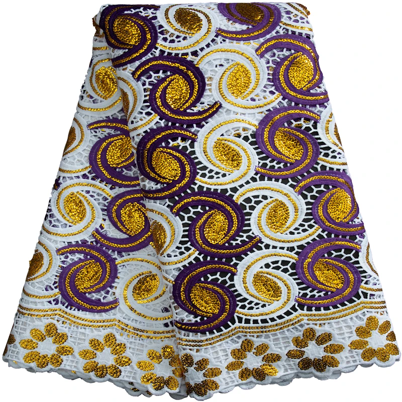 Africa Sequins Cord Guipure Lace Fabrics 5 Yards 2023 High Quality Nigerian Bicolor Lace Fabric For Women Party Dresses F3246
Africa Sequins Cord Guipure Lace Fabrics 5 Yards 2023 High Quality Nigerian Bicolor Lace Fabric For Women Party Dresses F3246