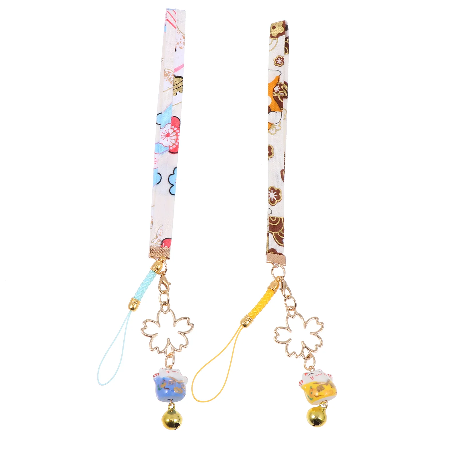 2 Pcs Bracelet Wrist Strap Fortune Cat Decor Car Key Lanyard Backpack Keychain Bell Charms Cell
2 Pcs Bracelet Wrist Strap Fortune Cat Decor Car Key Lanyard Backpack Keychain Bell Charms Cell