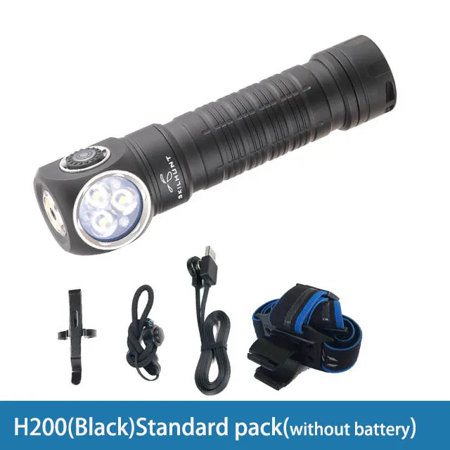 SKILHUNT H200 налобный фонарь, красный/белый, USB зарядка
SKILHUNT H200 налобный фонарь, красный/белый, USB зарядка