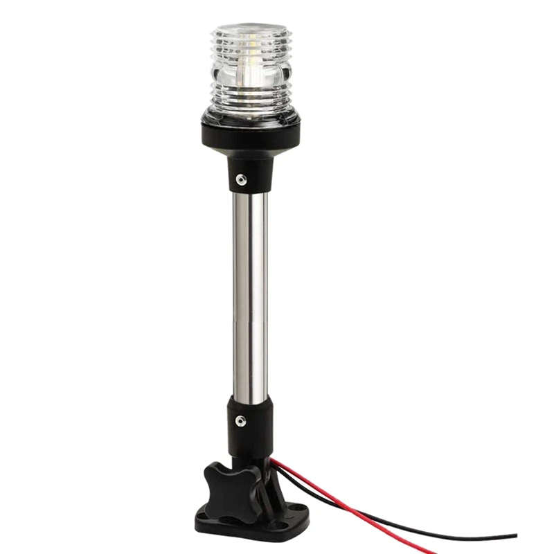 12Inch LED Boat Navigation Light All Round Adjustable Boat Light Anchor Light For Fishing Boat Yacht Pontoon
12Inch LED Boat Navigation Light All Round Adjustable Boat Light Anchor Light For Fishing Boat Yacht Pontoon