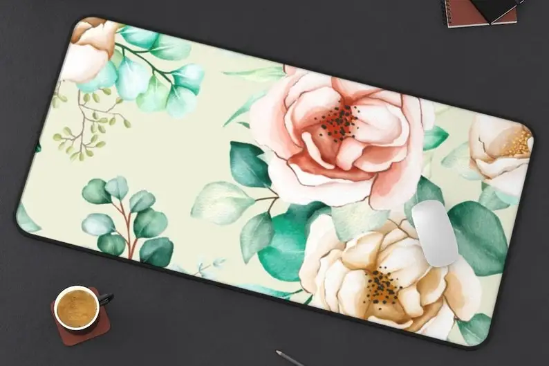 Pretty Floral Desk Mat, Large Desk Mat, Desk Accessory, Computer Mat, Mouse Pad, Desk Decor, Office Accessories, Multiple Sizes
Pretty Floral Desk Mat, Large Desk Mat, Desk Accessory, Computer Mat, Mouse Pad, Desk Decor, Office Accessories, Multiple Sizes