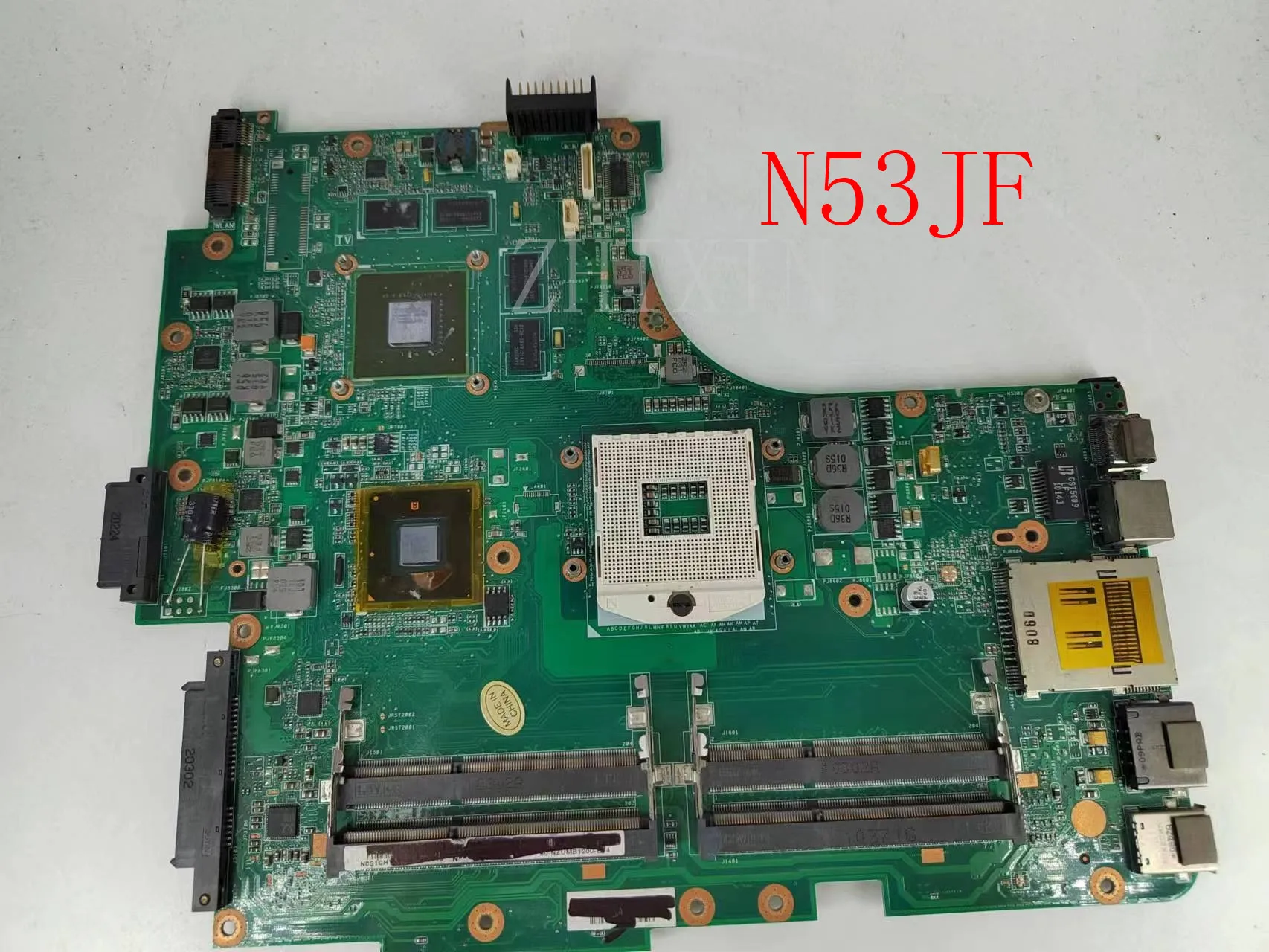 For Asus N53J N53JF N53JN N53JL N53JG Laptop Motherboard With N11P-GS-A1 REV:2.2 HM55 DDR3 N53JF REV 2.2 Mainboard 100% Test
For Asus N53J N53JF N53JN N53JL N53JG Laptop Motherboard With N11P-GS-A1 REV:2.2 HM55 DDR3 N53JF REV 2.2 Mainboard 100% Test