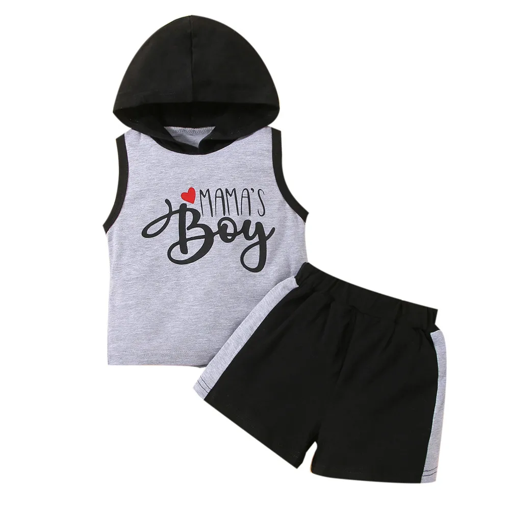 Baby Boy Fashion Clothes Set Hooded Vest Letter Print Tops Shorts 3-24M Newborn Infant Toddler Summer Casual Cotton Outfits
Baby Boy Fashion Clothes Set Hooded Vest Letter Print Tops Shorts 3-24M Newborn Infant Toddler Summer Casual Cotton Outfits
