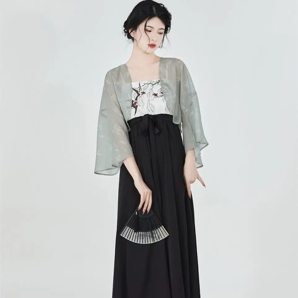 2023 chinese improved casual daily hanfu suit women's retro oriental style han element tang suit two-piece hanfu dress a272
2023 chinese improved casual daily hanfu suit women's retro oriental style han element tang suit two-piece hanfu dress a272