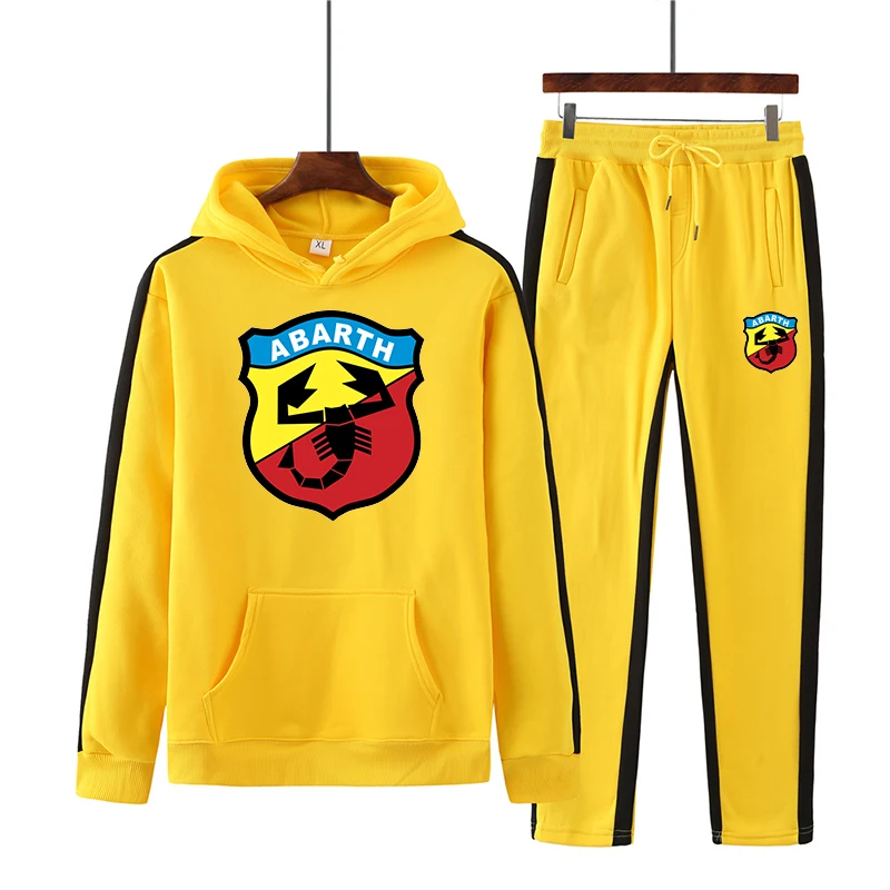 ABARTH Spring and Autumn New Men's Sportswear Two-Piece Pullover + Casual Pants Sports Suit Plus Size Fashion Trend
ABARTH Spring and Autumn New Men's Sportswear Two-Piece Pullover + Casual Pants Sports Suit Plus Size Fashion Trend