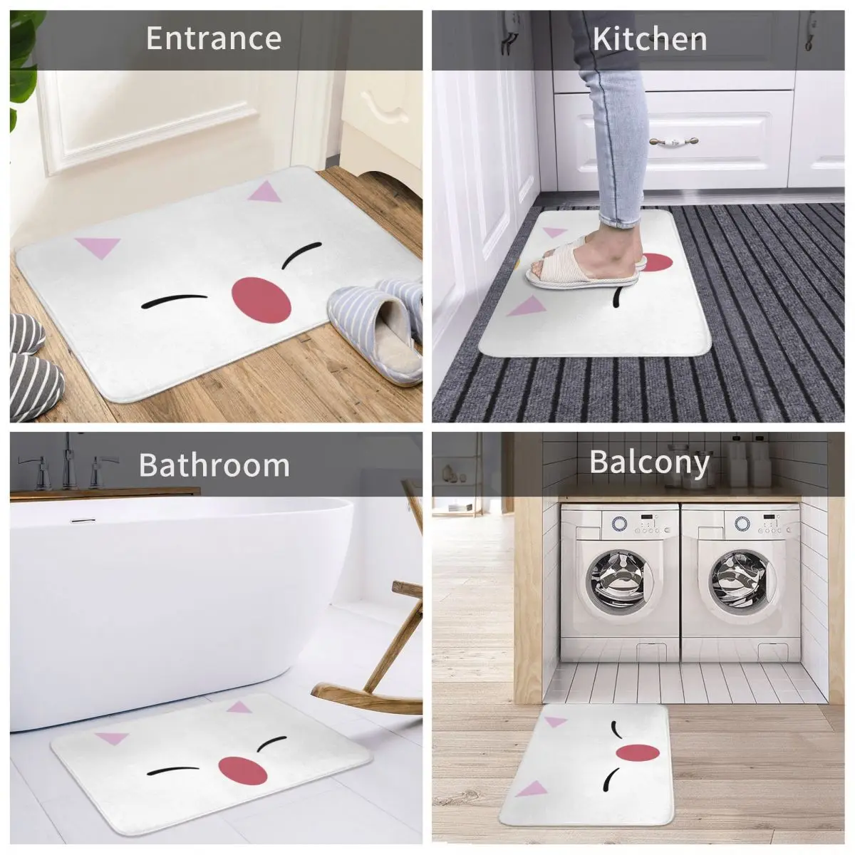 Bath Mat Final Fantasy - Moogle Decor 3D Rug Carpet Doormat Anti-slip Entrance Living Room Home Kitchen Removal Bedroom Balcony
Bath Mat Final Fantasy - Moogle Decor 3D Rug Carpet Doormat Anti-slip Entrance Living Room Home Kitchen Removal Bedroom Balcony