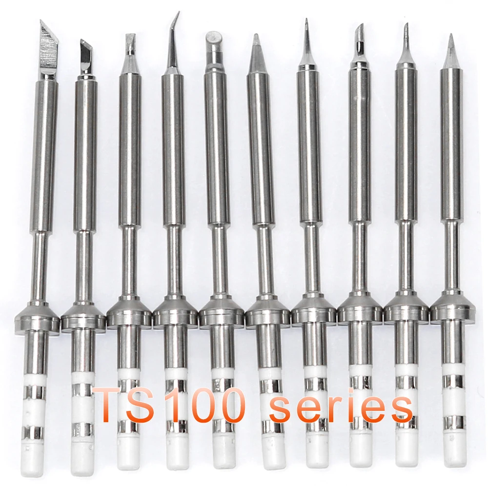 

TS100/Pine64/TS101 Soldering Iron tips Replacement Various models of Tip Electric Soldering Iron Tip K KU I D24 BC2 C4 C1 JL02