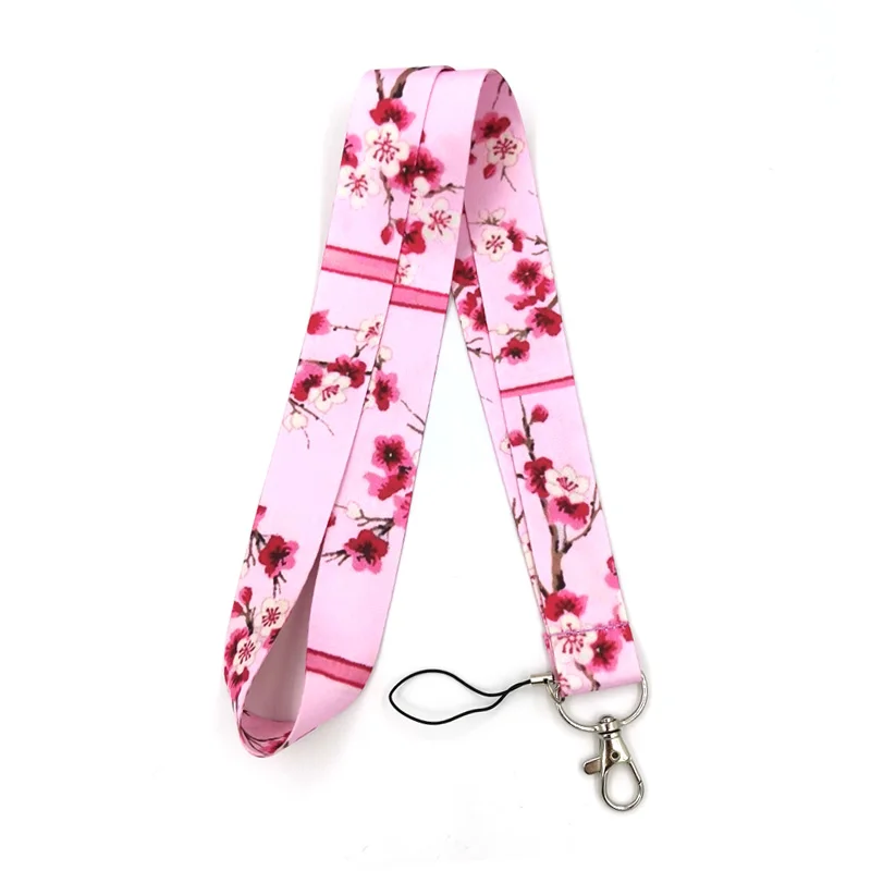Cherry blossoms Fashion simple keychain mobile phone neck lanyard key ID card mobile phone USB key lanyard
Cherry blossoms Fashion simple keychain mobile phone neck lanyard key ID card mobile phone USB key lanyard