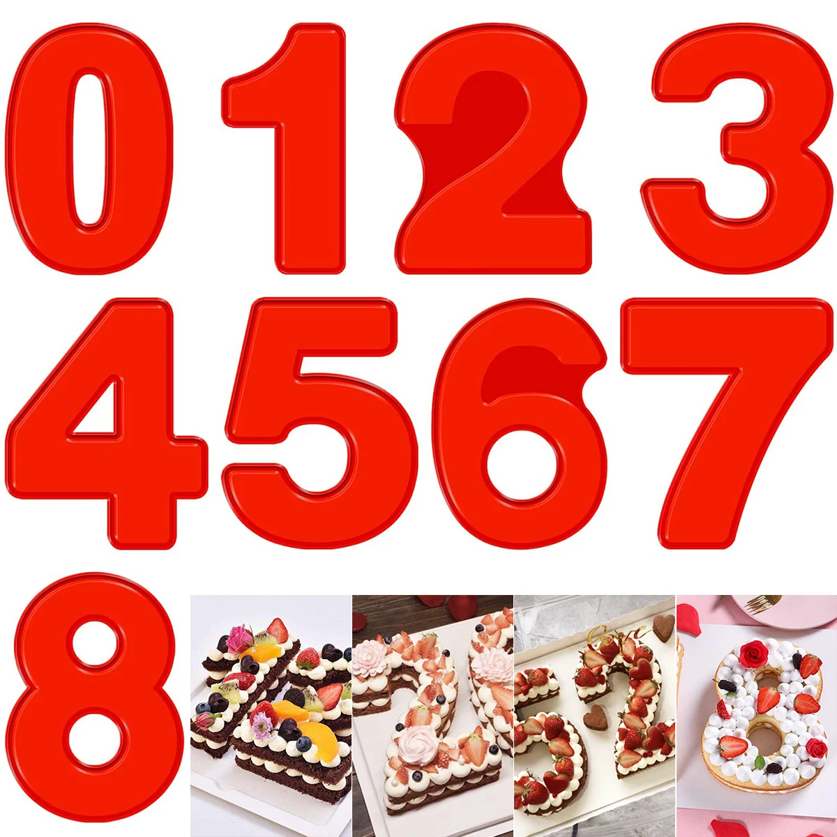 9 Pcs Number Cake Tin Moulds 10 Inch Reusable Silicone Cake Number Moulds Non Stick Food Grade Number Cake Pan Washable Number
9 Pcs Number Cake Tin Moulds 10 Inch Reusable Silicone Cake Number Moulds Non Stick Food Grade Number Cake Pan Washable Number
