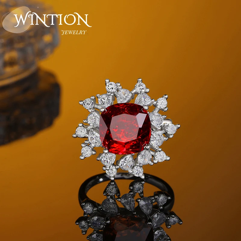 WINTION Women's Rings High Carbon Diamond Ring Light Luxury High Quality 925 Sterling Silver Statement Jewelry Hypoallergenic
WINTION Women's Rings High Carbon Diamond Ring Light Luxury High Quality 925 Sterling Silver Statement Jewelry Hypoallergenic