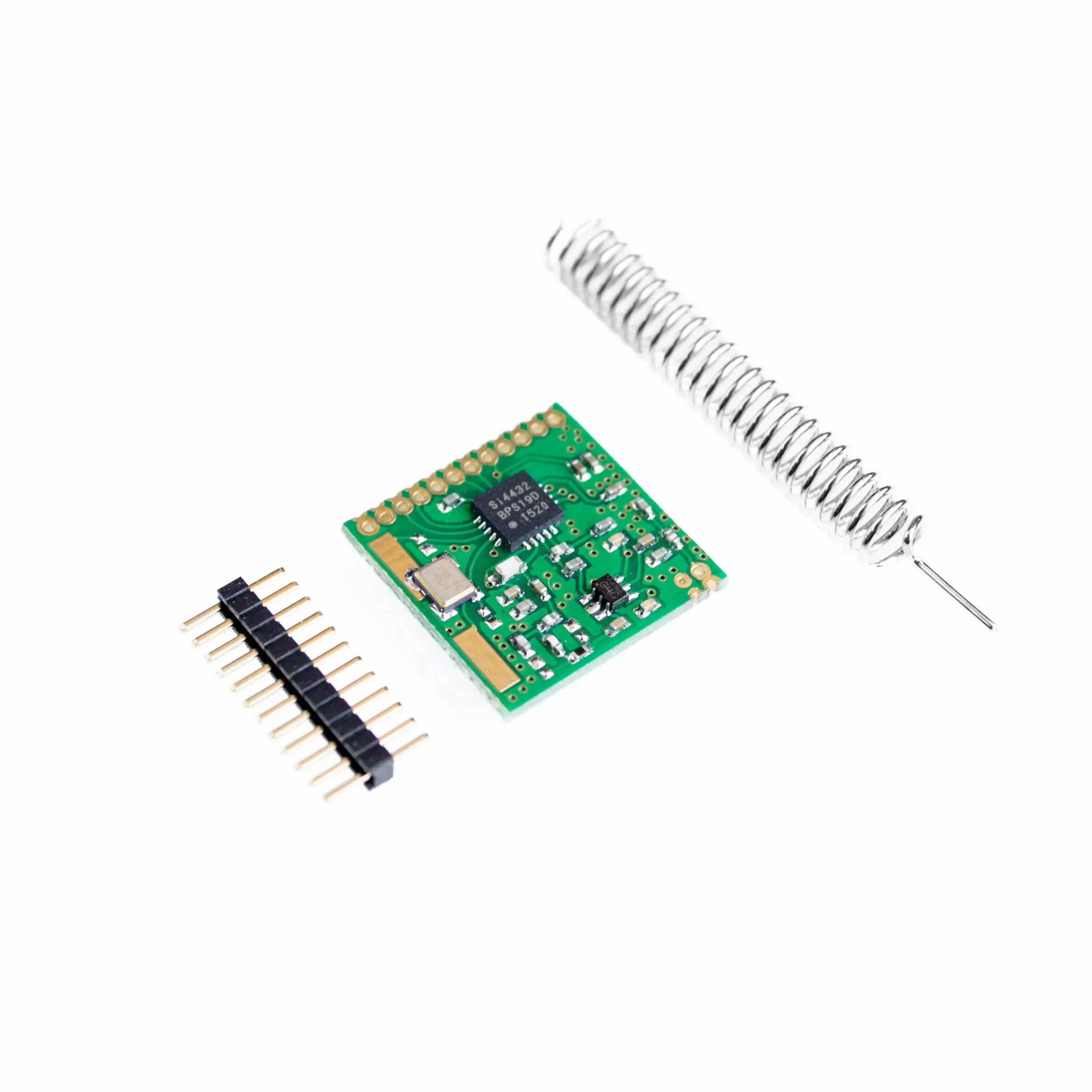 Mini SI4432 Remote Wireless Transceiver Communication Module 240MHZ-930MHZ + Spring Antenna, Distance 1000m
Mini SI4432 Remote Wireless Transceiver Communication Module 240MHZ-930MHZ + Spring Antenna, Distance 1000m