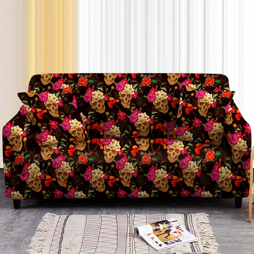 Flower and Skull Sofa Cover Elastic Sofa Covers Sectional Sofa Slipcover Couch Cover Stretch Spandex Furniture Protector
Flower and Skull Sofa Cover Elastic Sofa Covers Sectional Sofa Slipcover Couch Cover Stretch Spandex Furniture Protector