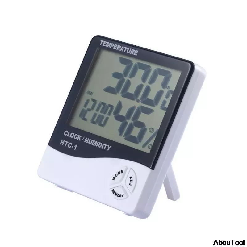 Digital Display Temperature And Humidity Meter Household Electronic Alarm Clock Hygrometer Thermometer Tools
Digital Display Temperature And Humidity Meter Household Electronic Alarm Clock Hygrometer Thermometer Tools