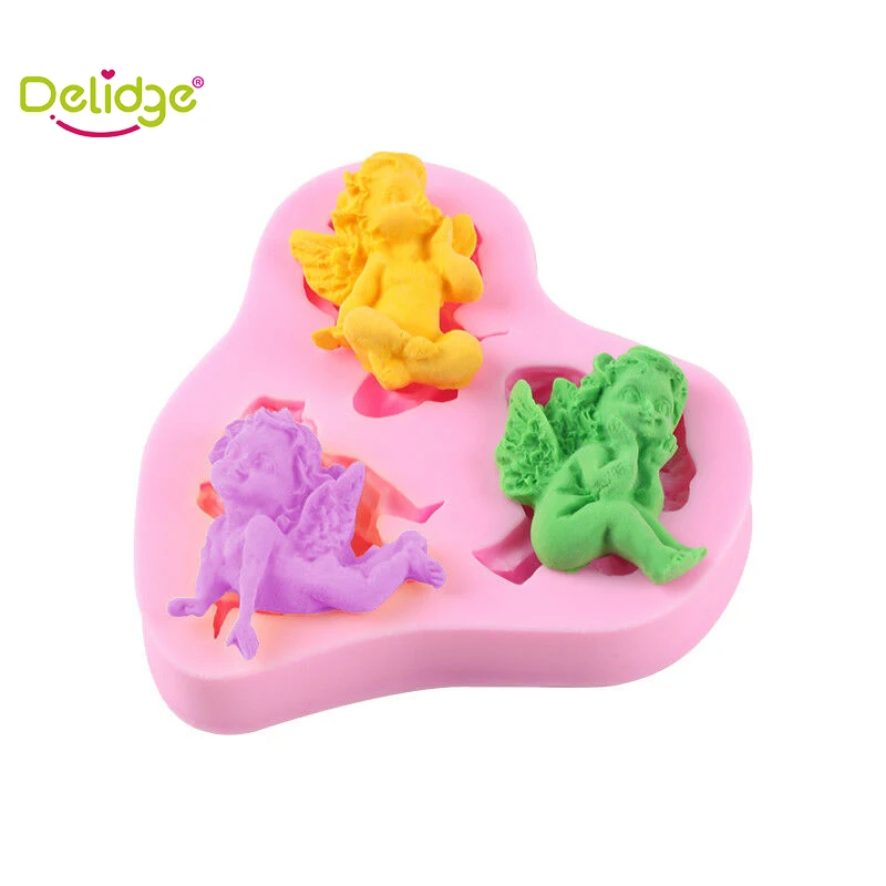 Lovely Baby Angel Silicone Mold Fondant Sugarcraft Chocolate Mould for Baby Shower Party DIY Cake Decorating Tool
Lovely Baby Angel Silicone Mold Fondant Sugarcraft Chocolate Mould for Baby Shower Party DIY Cake Decorating Tool