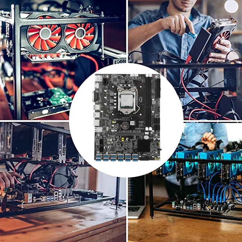 Материнская плата B75 12XPCIE USB3.0 LGA1155 DDR3 BTC для майнинга с ЦП + 2x4G DDR3 ОЗУ + кабель SATA + сетевой кабель RJ45 + кабель переключателя
Материнская плата B75 12XPCIE USB3.0 LGA1155 DDR3 BTC для майнинга с ЦП + 2x4G DDR3 ОЗУ + кабель SATA + сетевой кабель RJ45 + кабель переключателя
