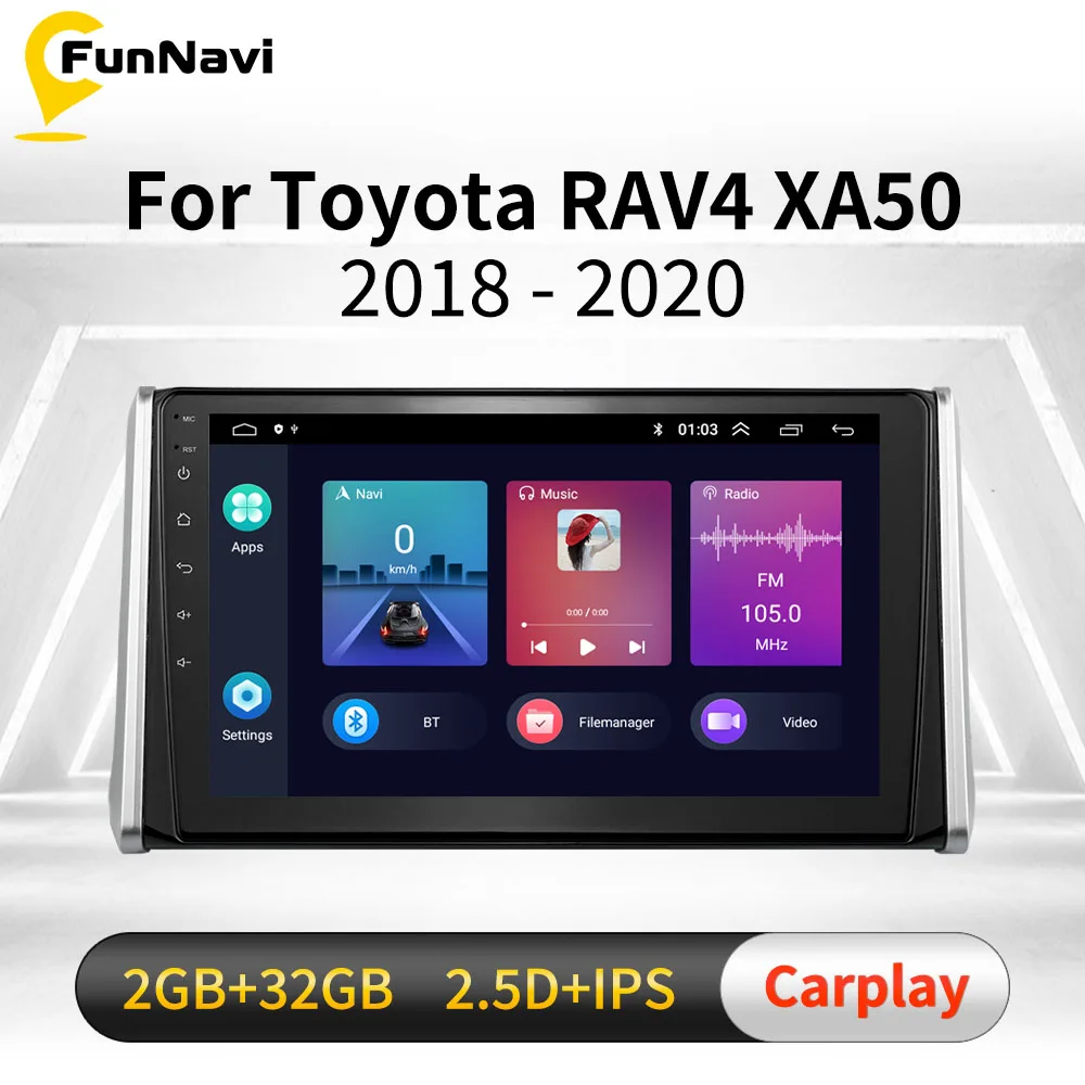 Автомагнитола для TOYOTA RAV4 XA50 2018 2019 2020 2 Din стерео приемник Android Автомобильная Мультимедийная Система головное устройство WIFI GPS RDS
Автомагнитола для TOYOTA RAV4 XA50 2018 2019 2020 2 Din стерео приемник Android Автомобильная Мультимедийная Система головное устройство WIFI GPS RDS