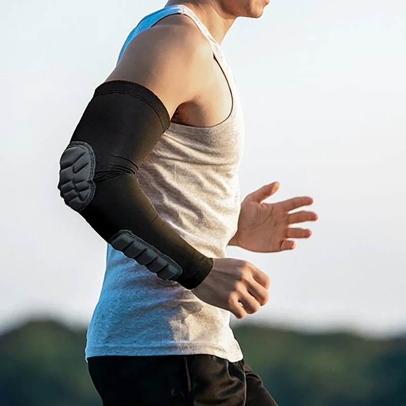 1Pc Arm Sleeve Armband Elbow Sport Basketball Football Anti-Slip Anti-Collision Brace Support Elastic Protective Pad Arm Guard
1Pc Arm Sleeve Armband Elbow Sport Basketball Football Anti-Slip Anti-Collision Brace Support Elastic Protective Pad Arm Guard