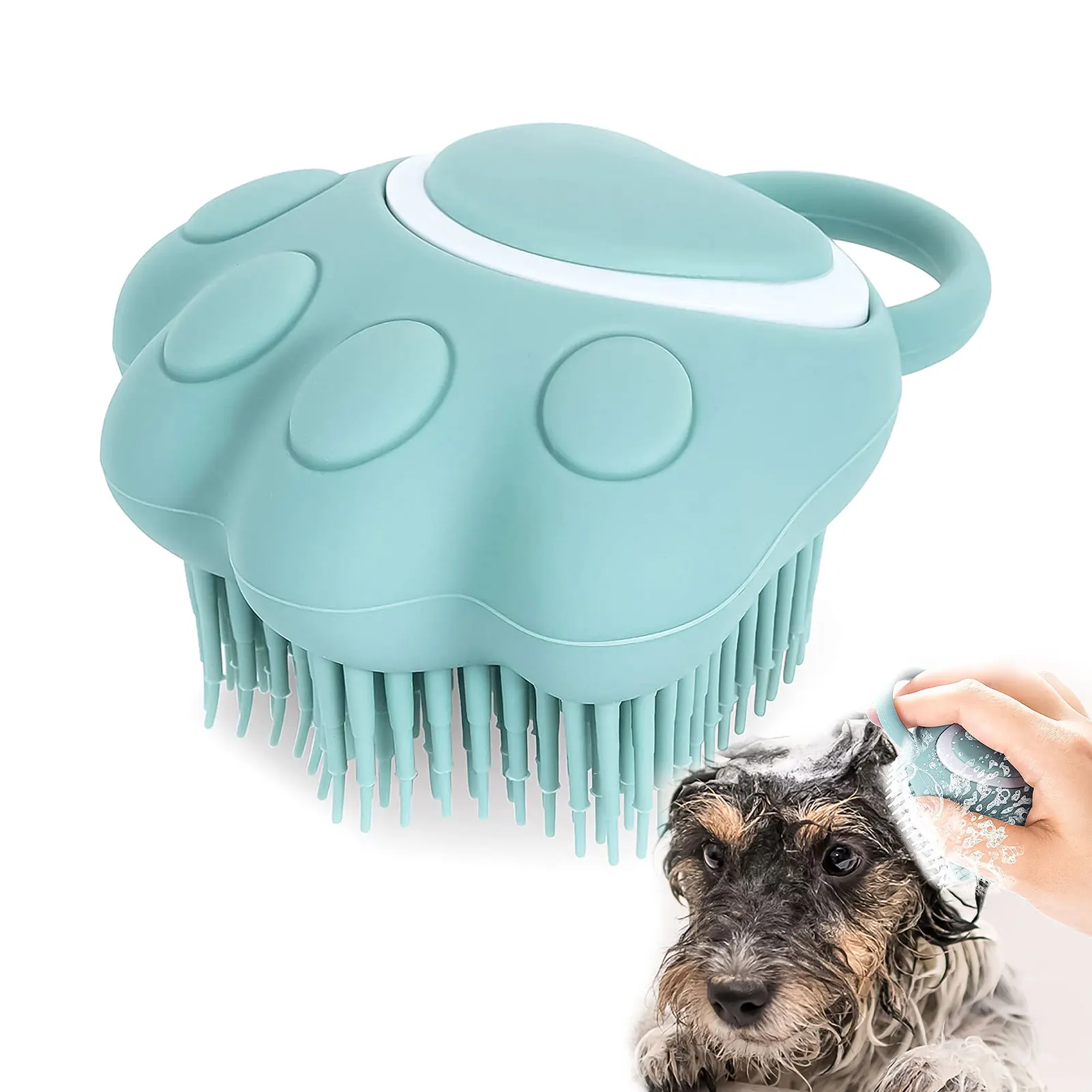 Soft Safe Silicone Dog Cat Bath Brush With Shampoo Box Pet Bathroom Massage Gloves Dog Cat Cleaning Grooming Tools Pet Supplies
Soft Safe Silicone Dog Cat Bath Brush With Shampoo Box Pet Bathroom Massage Gloves Dog Cat Cleaning Grooming Tools Pet Supplies