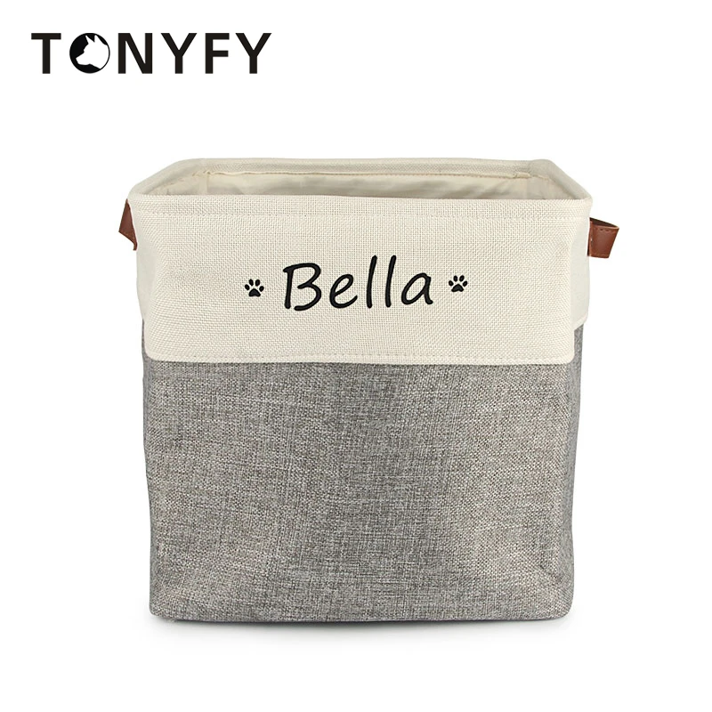 Linen Folding Storage Baskets Custom Name Pet Toys Organizer Clothes and Sundries Storage Box Laundry Basket Pet Accessories
Linen Folding Storage Baskets Custom Name Pet Toys Organizer Clothes and Sundries Storage Box Laundry Basket Pet Accessories