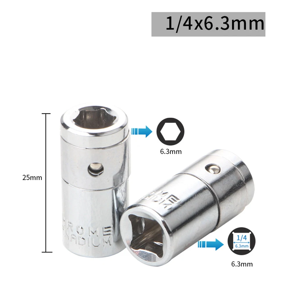 Socket Adapter Ratchet Wrench Adapter 1/4 3/8 1/2 Square Drive To 1/4 Hex Sleeve Screwdriver Bit Converter Hand Tools
Socket Adapter Ratchet Wrench Adapter 1/4 3/8 1/2 Square Drive To 1/4 Hex Sleeve Screwdriver Bit Converter Hand Tools