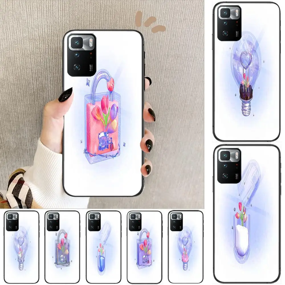 DIY-tulip printing Tempered Glass shell Phone Case For XiaoMi Redmi Note 10 9S 8 7 6 5 A 10t Pro 9T Cover Pre Cases
DIY-tulip printing Tempered Glass shell Phone Case For XiaoMi Redmi Note 10 9S 8 7 6 5 A 10t Pro 9T Cover Pre Cases