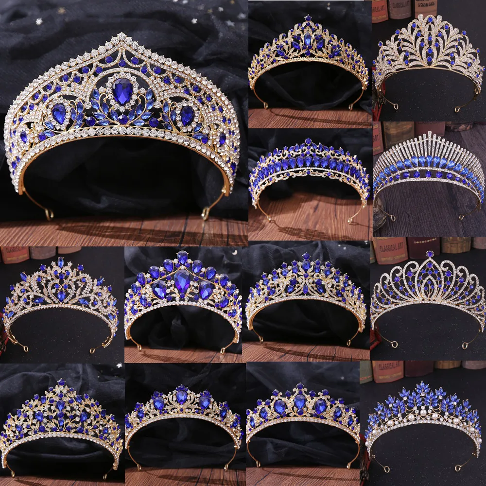 UODCM Vintage Luxury Blue Crystal Bridal Crown For Women Wedding Rhinestone Flower Water Drop Tiaras Hair Accessories Jewelry
UODCM Vintage Luxury Blue Crystal Bridal Crown For Women Wedding Rhinestone Flower Water Drop Tiaras Hair Accessories Jewelry