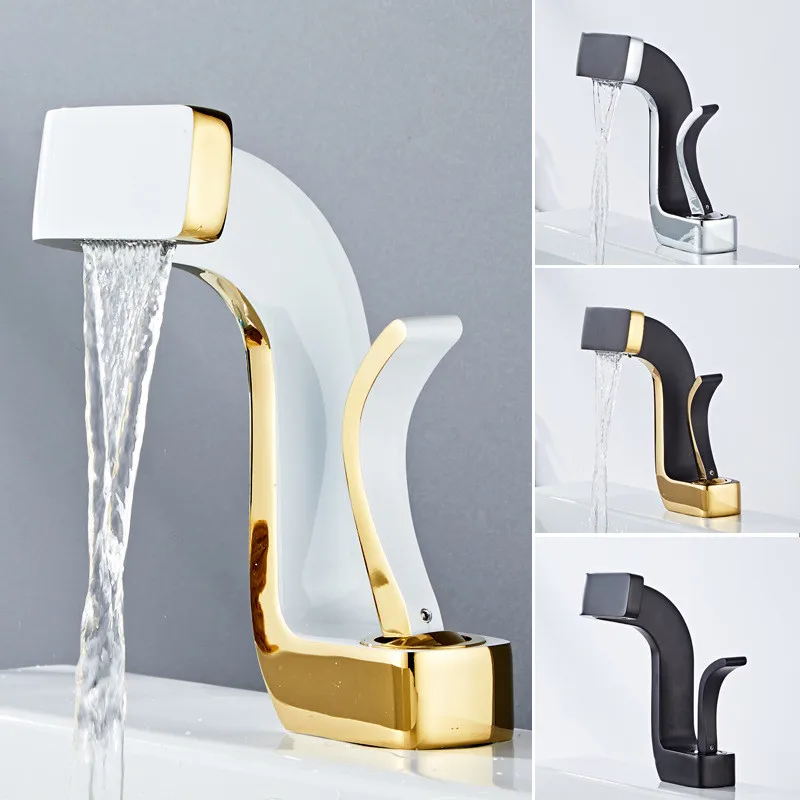 Tap Tap Faucet Water & Mixer Hot Gold Cold White Basin Faucet Brass Black Deck And Sink Bathroom Tuqiu Bathroom Mounted Gold
Tap Tap Faucet Water & Mixer Hot Gold Cold White Basin Faucet Brass Black Deck And Sink Bathroom Tuqiu Bathroom Mounted Gold