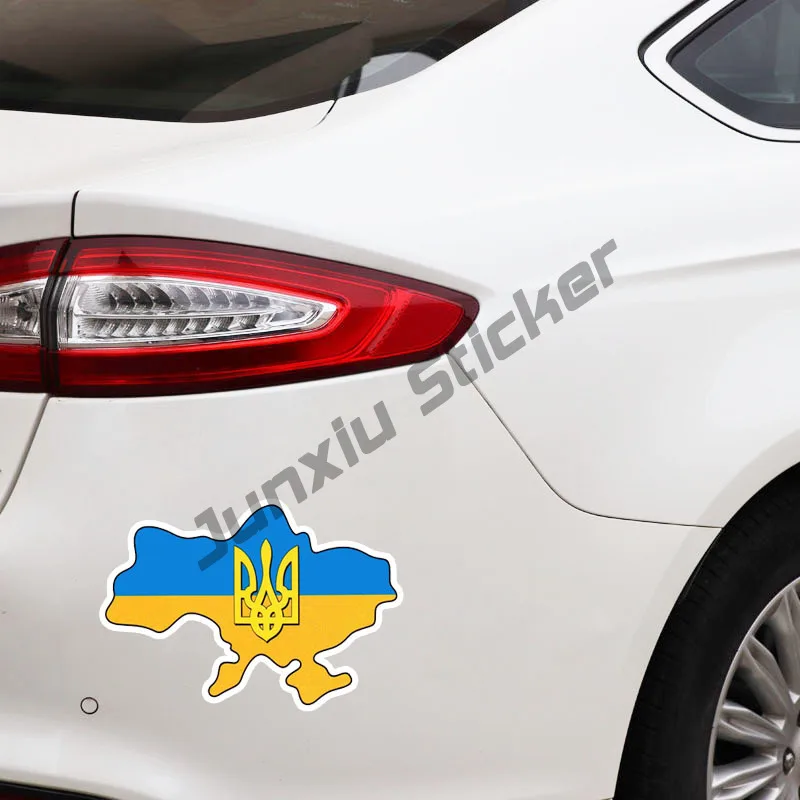 Герб Украины автомобильная наклейка карта с гербом на автомобиль флагом тройник