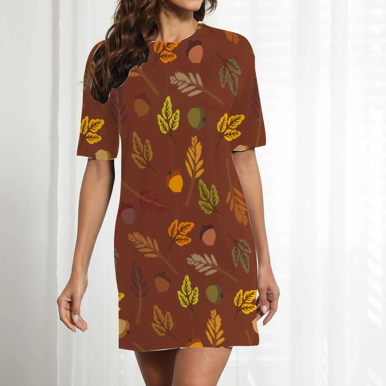 Summer Dress Woman 2022 Short Sleeve O Neck Mini Dresses Print Loose Casual Streetwear Fashion Women Clothes Brown Yellow Dress
Summer Dress Woman 2022 Short Sleeve O Neck Mini Dresses Print Loose Casual Streetwear Fashion Women Clothes Brown Yellow Dress