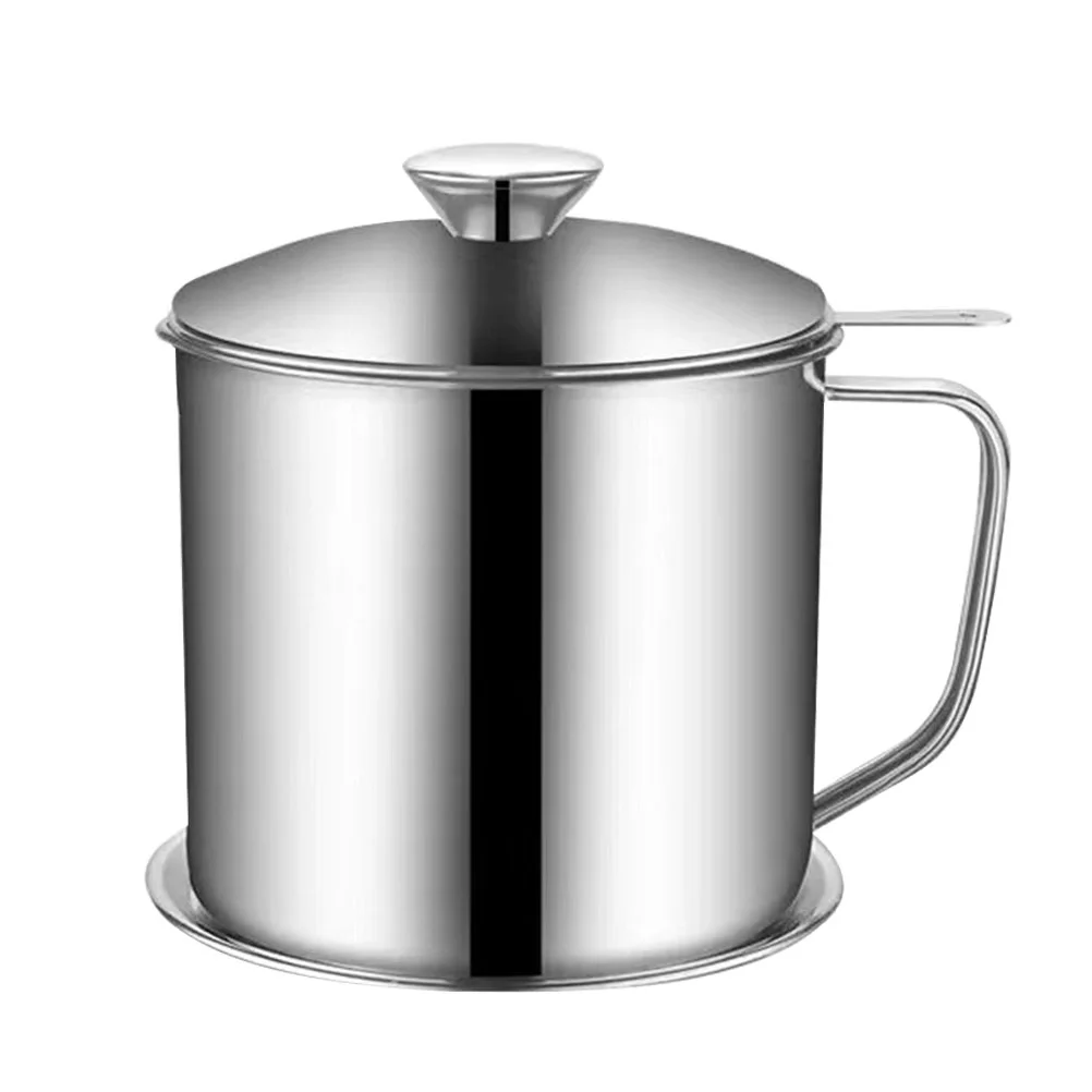 Oil Strainer Grease Pot Container Storage Cooking Separator Can Kitchen Filter Olive Steeldispenser Fat Stainless Keeper Jar
Oil Strainer Grease Pot Container Storage Cooking Separator Can Kitchen Filter Olive Steeldispenser Fat Stainless Keeper Jar