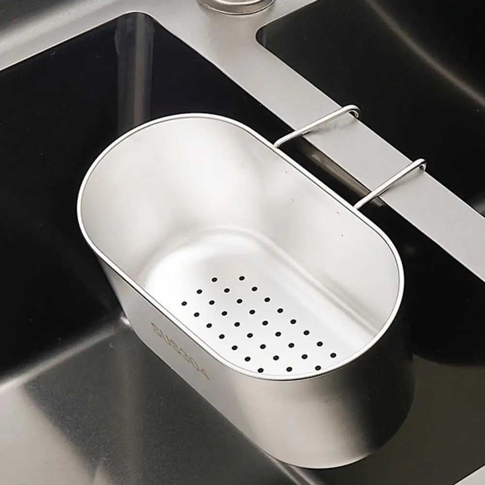 Multi-function Strainer Basket Sink Drain Basket Hook Style Good Stability Effective Drain Space-saving Quick Drainage Anti-rust
Multi-function Strainer Basket Sink Drain Basket Hook Style Good Stability Effective Drain Space-saving Quick Drainage Anti-rust