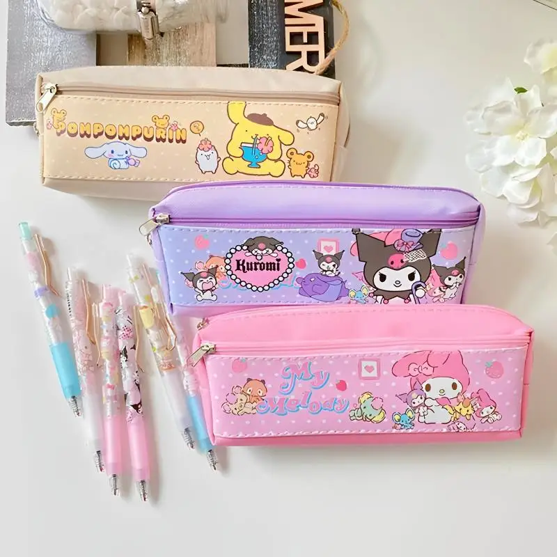 Sanrio Pencil Case Hello Kitty Kuromi Cinnamoroll My Melody Pachacco Cartoon Pencil Bag Student Stationery Box School Supplies
Sanrio Pencil Case Hello Kitty Kuromi Cinnamoroll My Melody Pachacco Cartoon Pencil Bag Student Stationery Box School Supplies