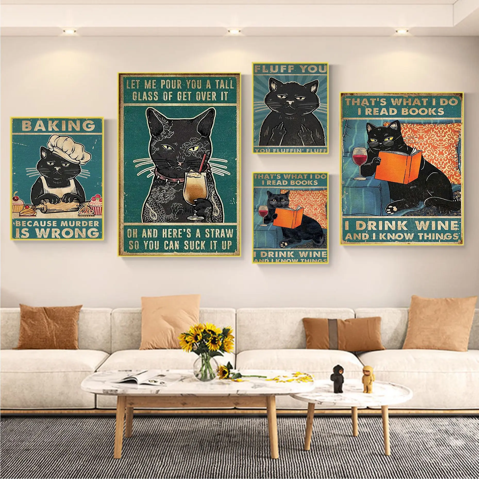 Black Cat Classic Anime Poster Vintage Room Home Bar Cafe Decor Decor Art Wall Stickers
Black Cat Classic Anime Poster Vintage Room Home Bar Cafe Decor Decor Art Wall Stickers