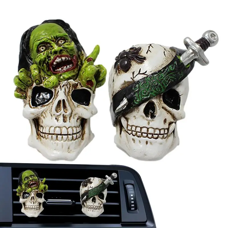 Car Air Fresheners Vent Clips Odor Eliminating Air Freshener Ghost Head Dangling Skull Pendant Air Vent Accessories Decorations
Car Air Fresheners Vent Clips Odor Eliminating Air Freshener Ghost Head Dangling Skull Pendant Air Vent Accessories Decorations
