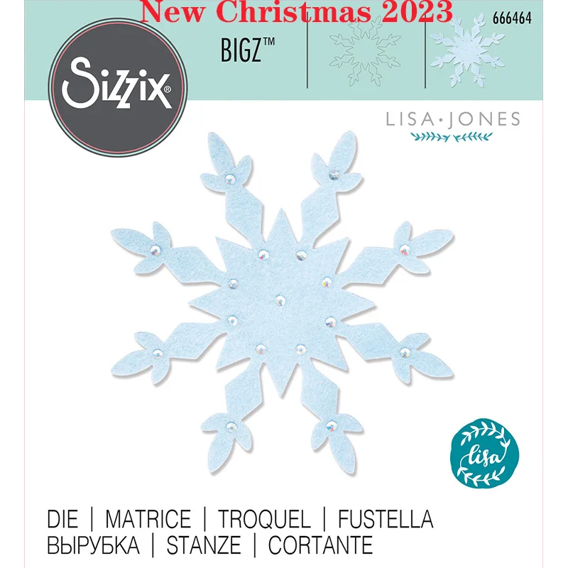 Christmas Snowflake 2023 New Metal Cutting Dies For Diy Scrapbook/Photo Album Decor Embossed Paper Cards
Christmas Snowflake 2023 New Metal Cutting Dies For Diy Scrapbook/Photo Album Decor Embossed Paper Cards