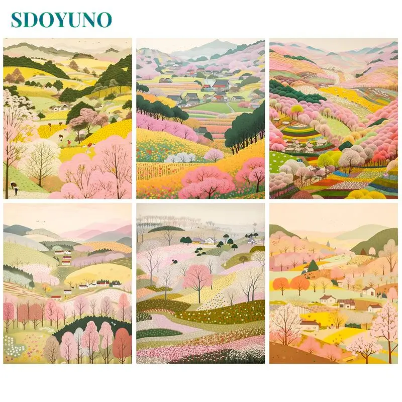 SDOYUNO Oil Painting By Numbers Field 60x75cm Acrylic Paint By Numbers On Canvas Landscape Frameless Craft Gifts Home Decor
SDOYUNO Oil Painting By Numbers Field 60x75cm Acrylic Paint By Numbers On Canvas Landscape Frameless Craft Gifts Home Decor
