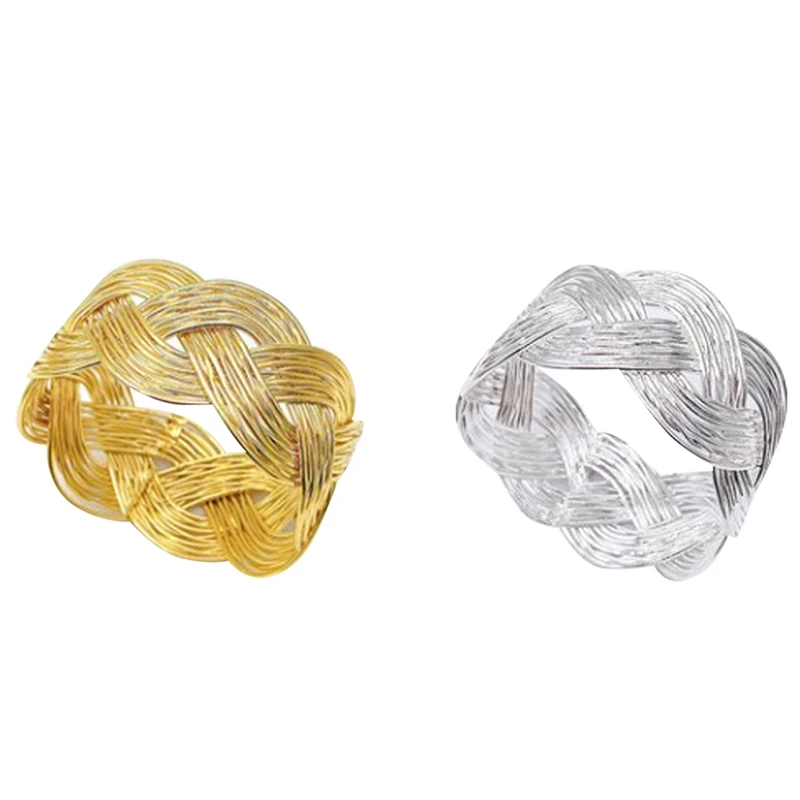 Western Napkin Ring, Hand-Woven Napkin Ring Napkin Ring Napkin Buckle Cloth Ring 10Pcs
Western Napkin Ring, Hand-Woven Napkin Ring Napkin Ring Napkin Buckle Cloth Ring 10Pcs