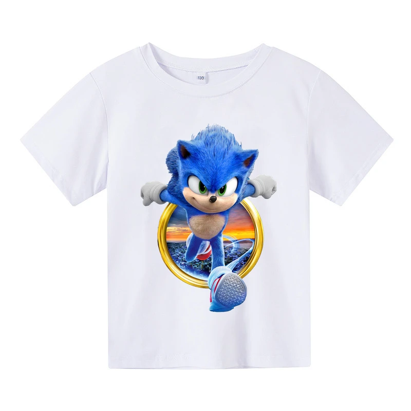 2022 Summer Tees 3-14 Years Kids Super Sonic T-shirt Print Harajuku Cartoon Style Tops Short Sleeves Tees Kids Cute T shirt
2022 Summer Tees 3-14 Years Kids Super Sonic T-shirt Print Harajuku Cartoon Style Tops Short Sleeves Tees Kids Cute T shirt