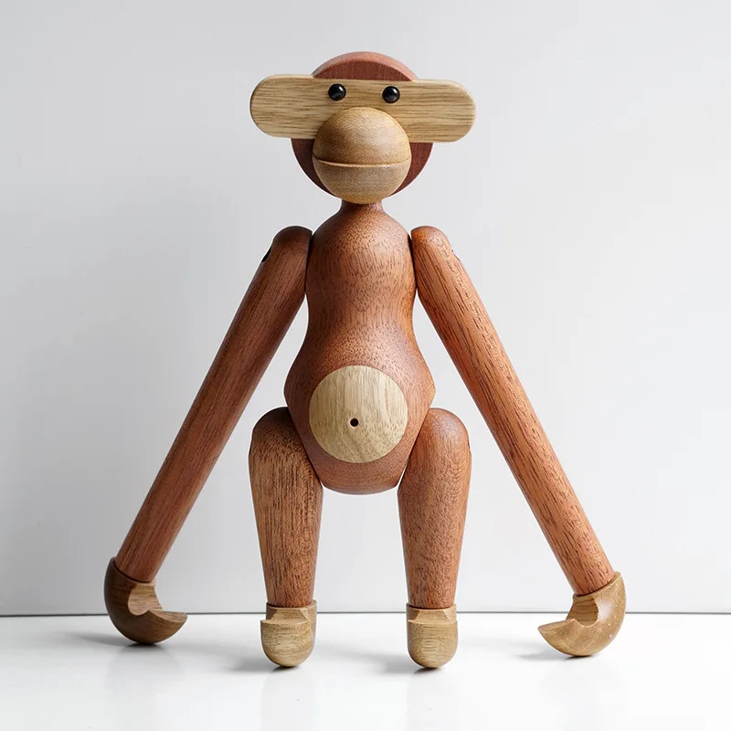 Wood Monkey Puppets Figurine Ornaments Animal Desk Decorative Home Furnishings Living Room Decoration Office Wooden Crafts Gift
Wood Monkey Puppets Figurine Ornaments Animal Desk Decorative Home Furnishings Living Room Decoration Office Wooden Crafts Gift