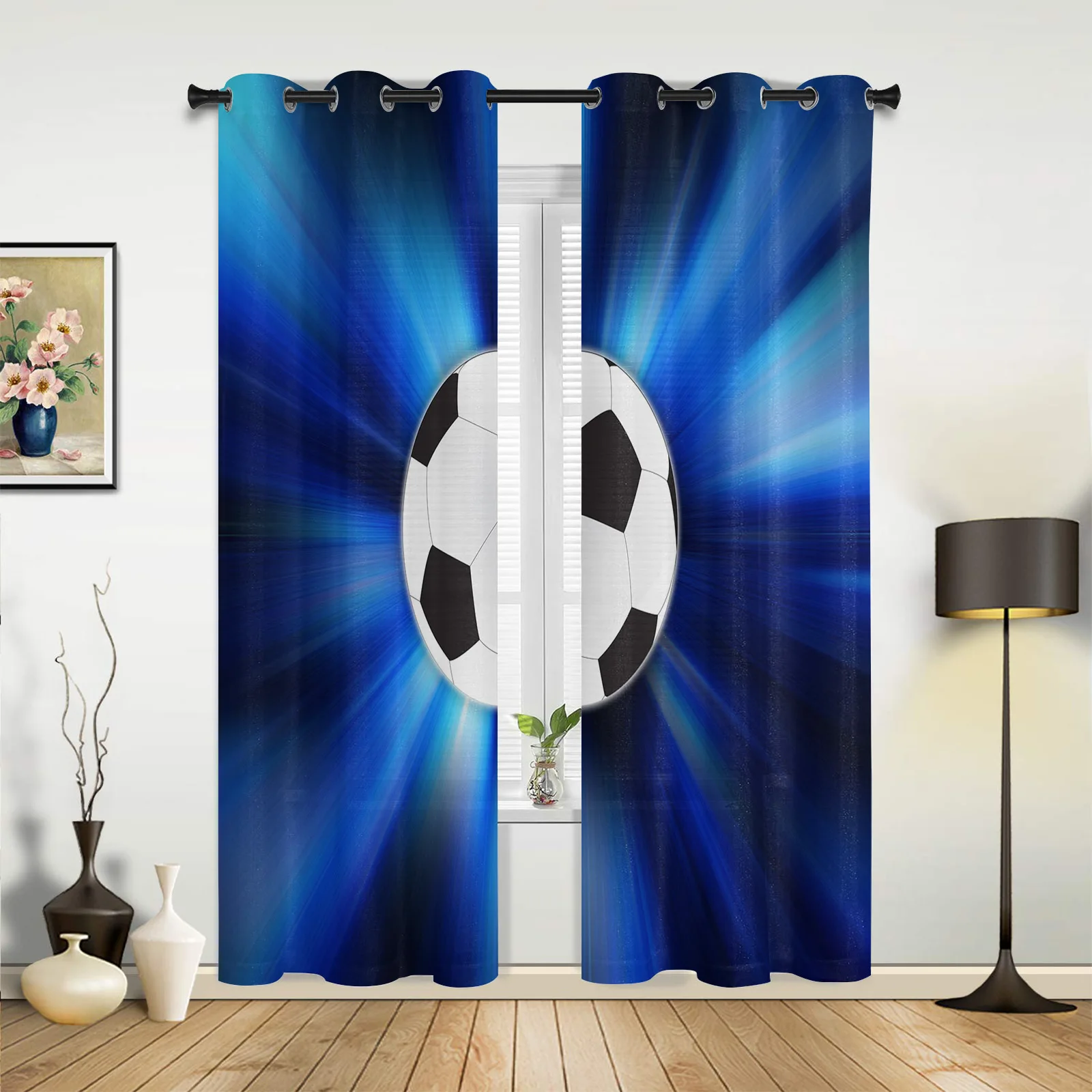 Sport Football Art Soccer Art Curtains for Bedroom Living Room Drapes Kitchen Children's Room Window Curtain Modern Home Decor
Sport Football Art Soccer Art Curtains for Bedroom Living Room Drapes Kitchen Children's Room Window Curtain Modern Home Decor