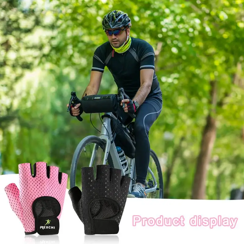 Cycling Gloves Fitness Gym Weightlifting Breathable Half Finger Gloves Women Men Non-Slip Hand Protector Cycling Equipment
Cycling Gloves Fitness Gym Weightlifting Breathable Half Finger Gloves Women Men Non-Slip Hand Protector Cycling Equipment