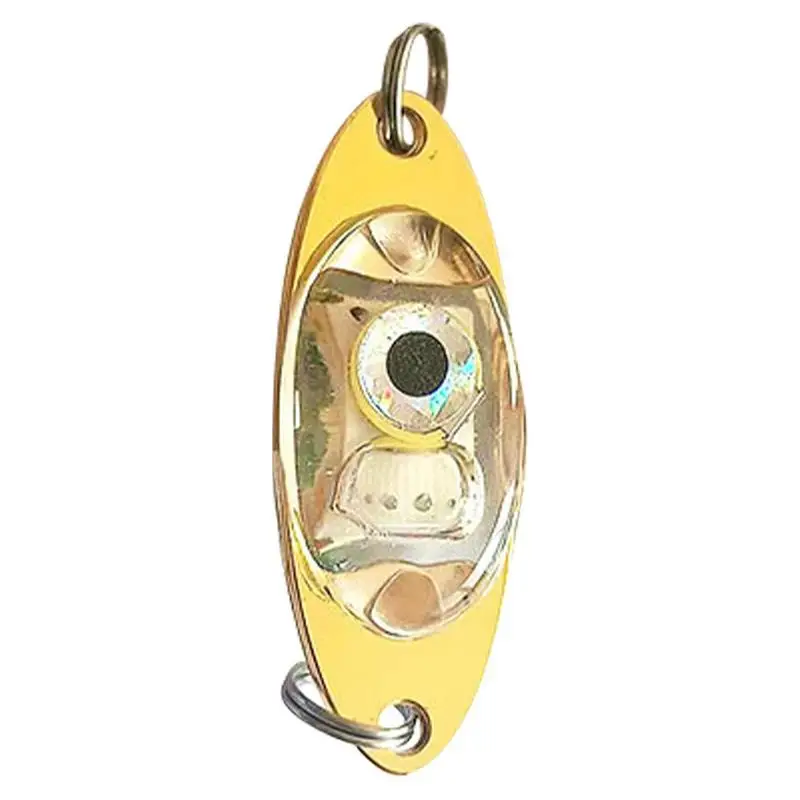 

High-Quality LED Deep Drop Large Iron Plate Underwater Eye Fish Attractor Lure Light Flashing Lamp Fish Trap For Fishing