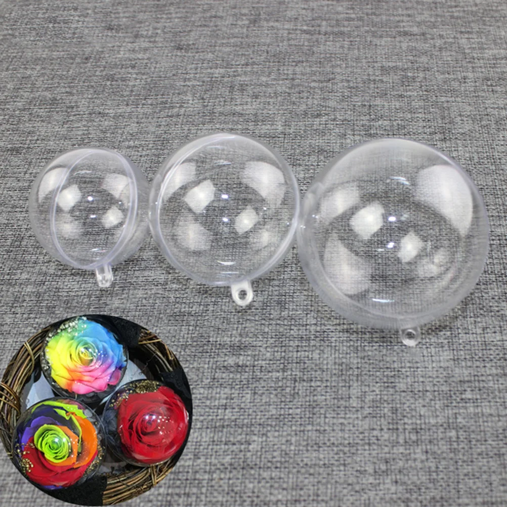 15 Pcs Wedding Candy Case Gift Plastic Fillable Sphere Ornament Tree Balls Ornaments Clear Christmas Decorations
15 Pcs Wedding Candy Case Gift Plastic Fillable Sphere Ornament Tree Balls Ornaments Clear Christmas Decorations