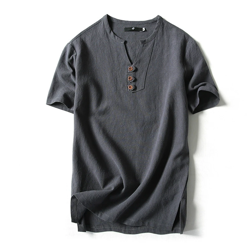 Men T Shirt Summer Men Cotton Tshirts Casual Short Sleeve Chinese Style Vintage V Neck Tees Plus Size Oversize Black White Tops
Men T Shirt Summer Men Cotton Tshirts Casual Short Sleeve Chinese Style Vintage V Neck Tees Plus Size Oversize Black White Tops