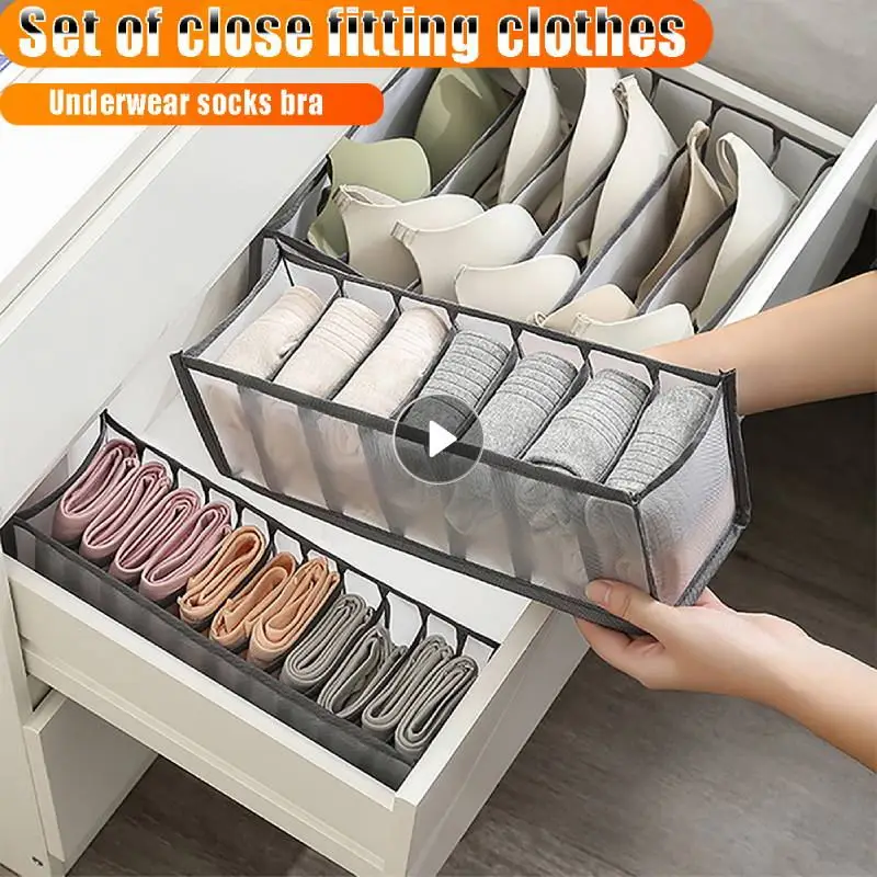 Jeans Underwear Storage Box Compartment Closet Clothes Drawer Mesh Separation Box Stacking Pants Drawer Divider Home Organizer
Jeans Underwear Storage Box Compartment Closet Clothes Drawer Mesh Separation Box Stacking Pants Drawer Divider Home Organizer