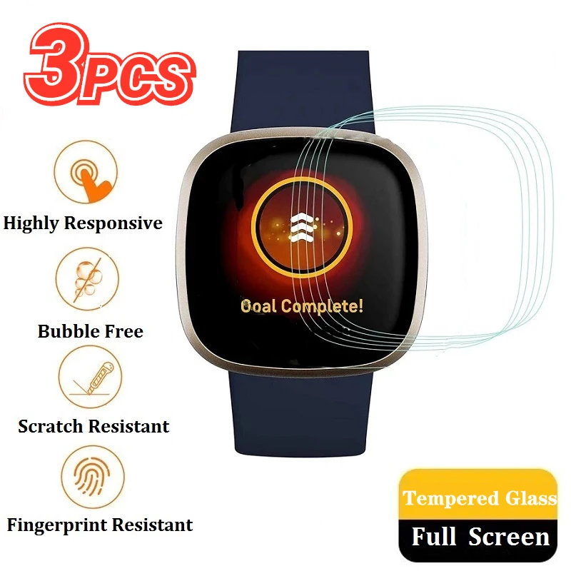 3PCS For Fitbit Versa Smartwatch Full Protection Tempered Glass Films Scratch Resistant Screen Protectors For Fitbit Versa 2
3PCS For Fitbit Versa Smartwatch Full Protection Tempered Glass Films Scratch Resistant Screen Protectors For Fitbit Versa 2
